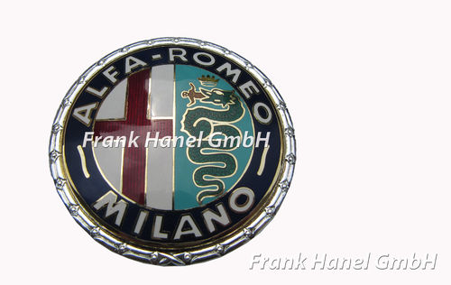 Emblem Alfa Romeo Milano emailliert