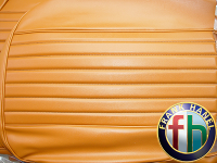 Sitzbezüge komplett vorne & hinten Giulia 65-72 braun orange