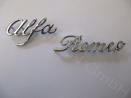 Schriftzug Alfa Romeo für Giulia Super (zweiteilig)