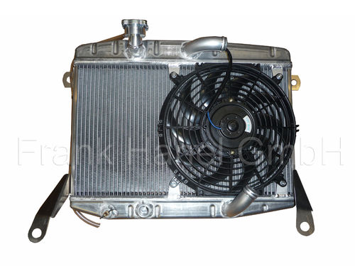 Hochleistungskühler inkl. Elektrolüfter aus Alu Giulia &  GT 1,3 / 1,6 I.S. 62-68